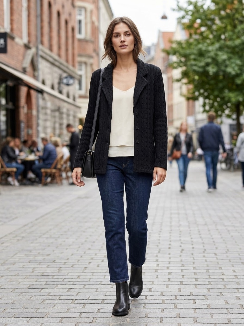 Coldwater Creek Women's Black Cardigan